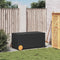 vidaXL - Tuinbox - met - wielen - 190 - L - poly - rattan - zwart