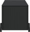 vidaXL - Tuinbox - met - wielen - 190 - L - poly - rattan - zwart