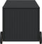 vidaXL - Tuinbox - met - wielen - 190 - L - poly - rattan - zwart