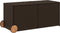 vidaXL - Tuinbox - met - wielen - 283 - L - poly - rattan - bruin