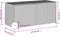 vidaXL - Tuinbox - met - wielen - 283 - L - poly - rattan - bruin