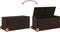 vidaXL - Tuinbox - met - wielen - 283 - L - poly - rattan - bruin