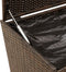 vidaXL - Tuinbox - met - wielen - 283 - L - poly - rattan - bruin