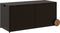 vidaXL - Tuinbox - met - wielen - 283 - L - poly - rattan - bruin