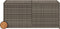 vidaXL - Tuinbox - met - wielen - 283 - L - poly - rattan - grijs