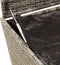 vidaXL - Tuinbox - met - wielen - 283 - L - poly - rattan - grijs