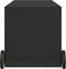 vidaXL - Tuinbox - met - wielen - 283 - L - poly - rattan - zwart