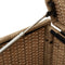 vidaXL - Tuinbox - met - wielen - 469 - L - poly - rattan - gemengd - beige