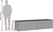 vidaXL - Tuinbox - met - wielen - 469 - L - poly - rattan - gemengd - beige