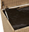vidaXL - Tuinbox - met - wielen - 469 - L - poly - rattan - gemengd - beige