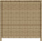 vidaXL - Tuinbox - met - wielen - 469 - L - poly - rattan - gemengd - beige