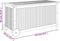 vidaXL - Tuinbox - met - wieltjes - 113x50x58 - cm - massief - acaciahout