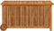 vidaXL - Tuinbox - met - wieltjes - 113x50x58 - cm - massief - acaciahout
