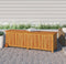 vidaXL - Tuinbox - met - wieltjes - 150x50x58 - cm - massief - acaciahout