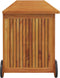 vidaXL - Tuinbox - met - wieltjes - 150x50x58 - cm - massief - acaciahout