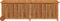 vidaXL - Tuinbox - met - wieltjes - 150x50x58 - cm - massief - acaciahout