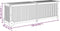 vidaXL - Tuinbox - met - wieltjes - 150x50x58 - cm - massief - acaciahout