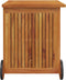vidaXL - Tuinbox - met - wieltjes - 60x50x58 - cm - massief - acaciahout
