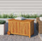 vidaXL - Tuinbox - met - wieltjes - 90x50x58 - cm - massief - acaciahout