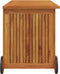 vidaXL - Tuinbox - met - wieltjes - 90x50x58 - cm - massief - acaciahout
