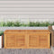 vidaXL - Tuinbox - met - zak - 150x50x55 - cm - massief - teakhout