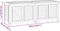 vidaXL - Tuinbox - met - zak - 150x50x55 - cm - massief - teakhout
