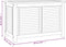 vidaXL - Tuinbox - met - zak - 90x50x58 - cm - massief - teakhout