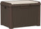 vidaXL - Tuinbox - met - zitkussen - 125 - L - polypropeen - bruin