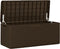 vidaXL - Tuinbox - met - zitkussen - 350 - L - polypropeen - bruin