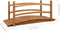 vidaXL - Tuinbrug - 140x60x60 - cm - massief - vurenhout