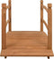 vidaXL - Tuinbrug - 140x60x60 - cm - massief - vurenhout