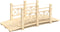 vidaXL - Tuinbrug - met - leuningen - 150x67x56 - cm - massief - vurenhout