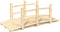 vidaXL - Tuinbrug - met - leuningen - 150x67x56 - cm - massief - vurenhout