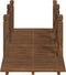 vidaXL - Tuinbrug - met - leuningen - 150x67x56 - cm - massief - vurenhout