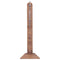 vidaXL Tuindouche 70x75x204 cm massief teakhout