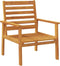 vidaXL - Tuinfauteuil - 2 - stuks - 66,5 - x - 65 - x - 81 - cm - massief - acaciahout