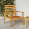 vidaXL - Tuinfauteuil - 2 - stuks - 66,5 - x - 65 - x - 81 - cm - massief - acaciahout