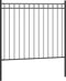 vidaXL - Tuinhek - 1,7x0,8 - m - staal - zwart