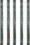 vidaXL - Tuinhekken - gaas - 5 - st - 1x1,2 - m - HDPE - groen