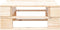 vidaXL - Tuinhocker - pallet - hout