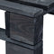 vidaXL - Tuinhocker - pallet - hout - zwart