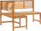vidaXL - Tuinhoekbank - 140 - cm - massief - acaciahout
