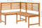 vidaXL - Tuinhoekbank - 140 - cm - massief - acaciahout