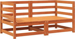 vidaXL - Tuinhoekbank - 2 - st - 70x70x67 - cm - massief - grenenhout - wasbruin