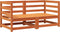 vidaXL - Tuinhoekbank - 2 - st - 70x70x67 - cm - massief - grenenhout - wasbruin