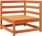 vidaXL - Tuinhoekbank - 2 - st - 70x70x67 - cm - massief - grenenhout - wasbruin