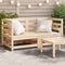 vidaXL - Tuinhoekbank - 2 - st - 70x70x67 - cm - massief - grenenhout