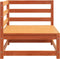 vidaXL - Tuinhoekbank - 2 - st - 70x70x67 - cm - massief - grenenhout - wasbruin