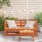 vidaXL - Tuinhoekbank - 2 - st - 70x70x67 - cm - massief - grenenhout - wasbruin