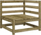 vidaXL - Tuinhoekbank - 70x70x67 - cm - geïmpregneerd - grenenhout